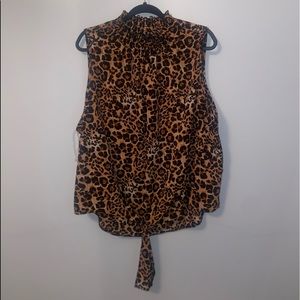 Leopard Sleeveless Top